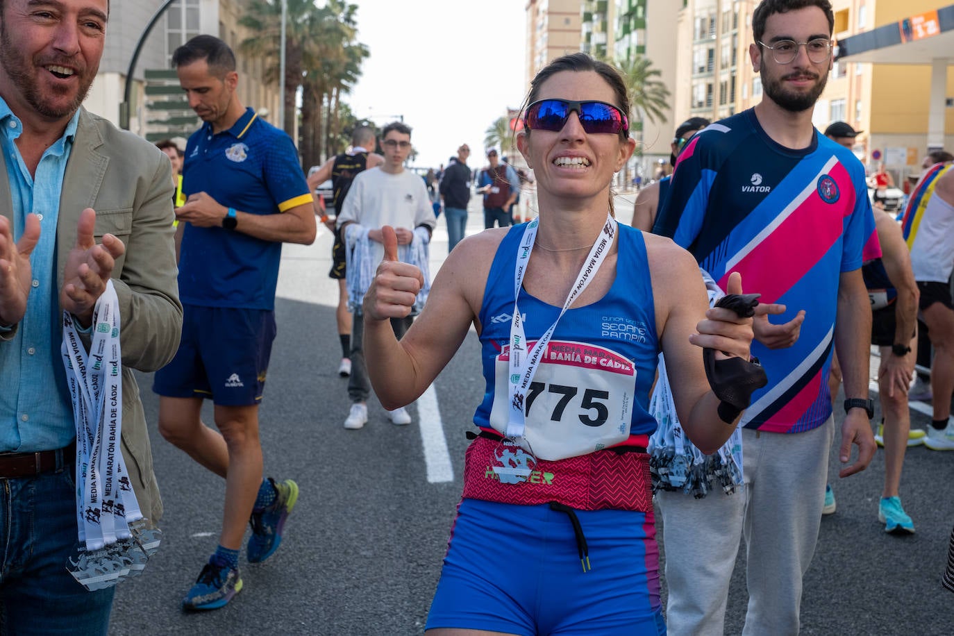 Las imágenes de la Media Maratón Bahía de Cádiz 2024