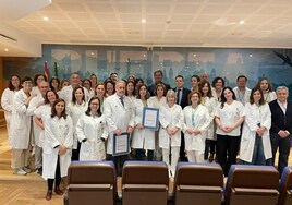 Las unidades de Oncología Radioterápica y Laboratorios del Hospital  Puerta del Mar reciben la certificación de calidad