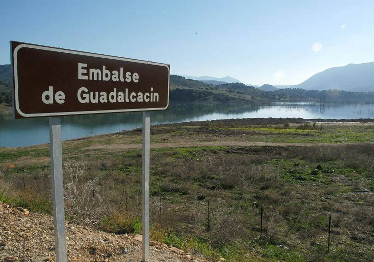 El embalse de Guadalcacín, en una imagen de archivo.