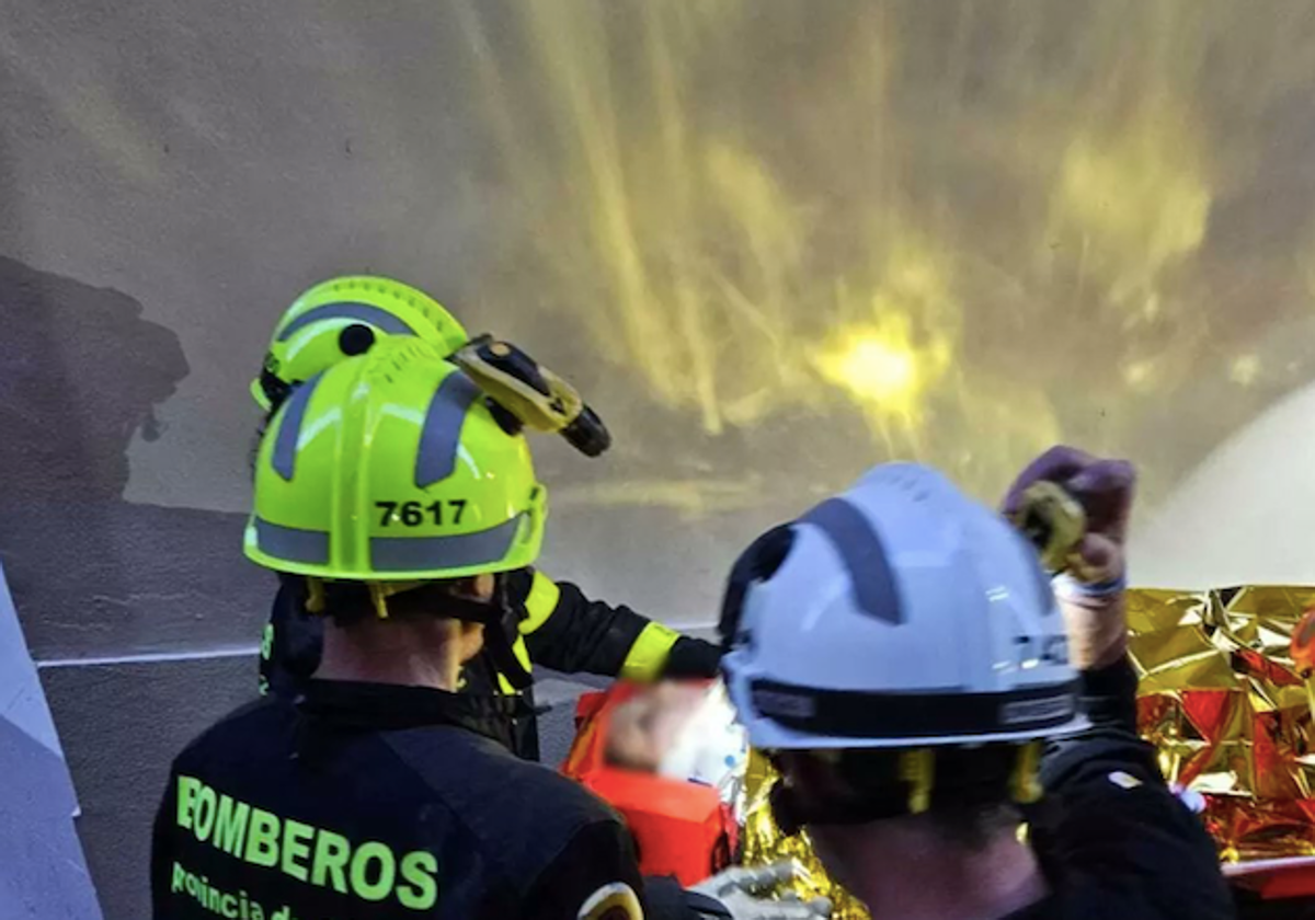 El edificio en el que una mujer salió herida tras el derrumbe del techo en Santa María estaba okupado