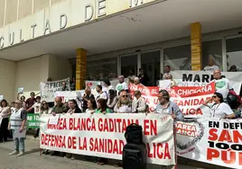 Cádiz se moviliza en defensa de la sanidad pública