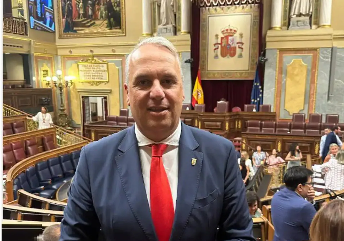 Juan Carlos Ruiz Boix, en el Congreso de los Diputados