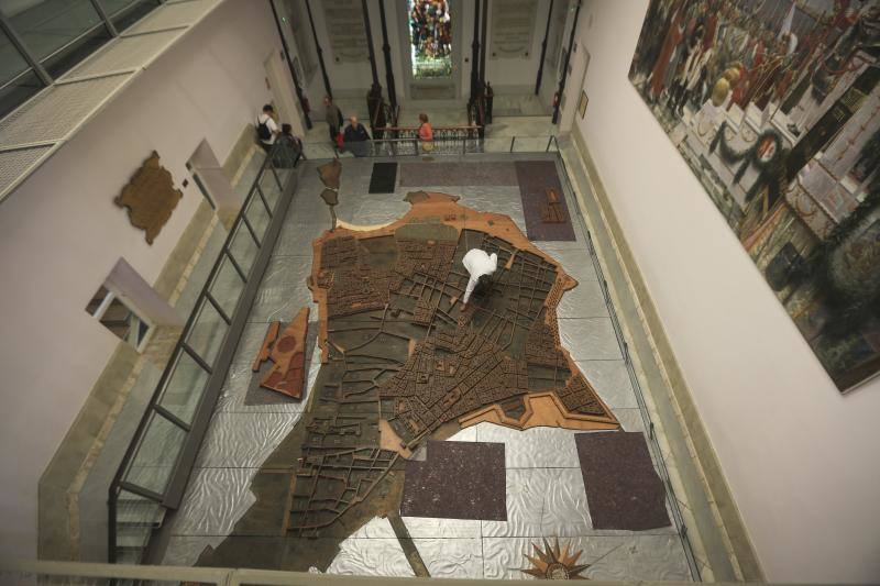 Fotos: Así está siendo la restauración de la Maqueta de Cádiz