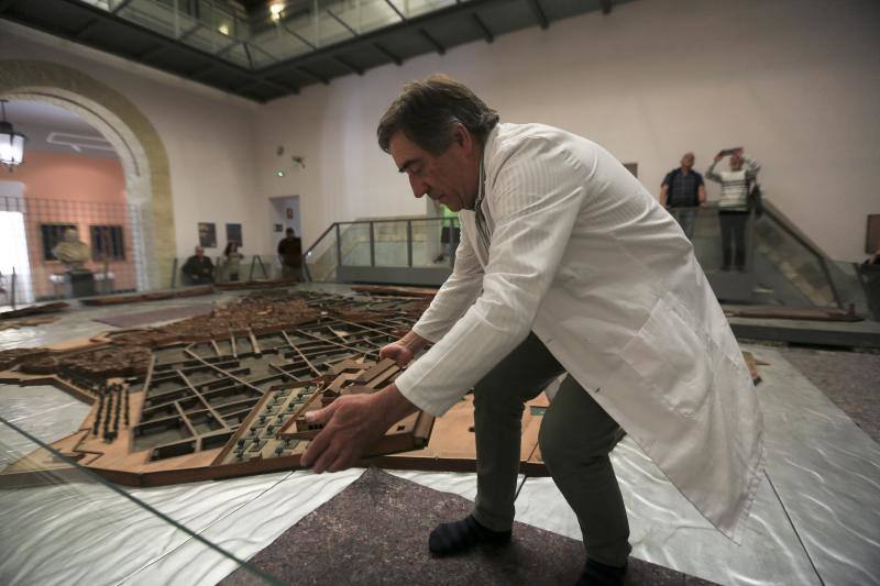 Fotos: Así está siendo la restauración de la Maqueta de Cádiz