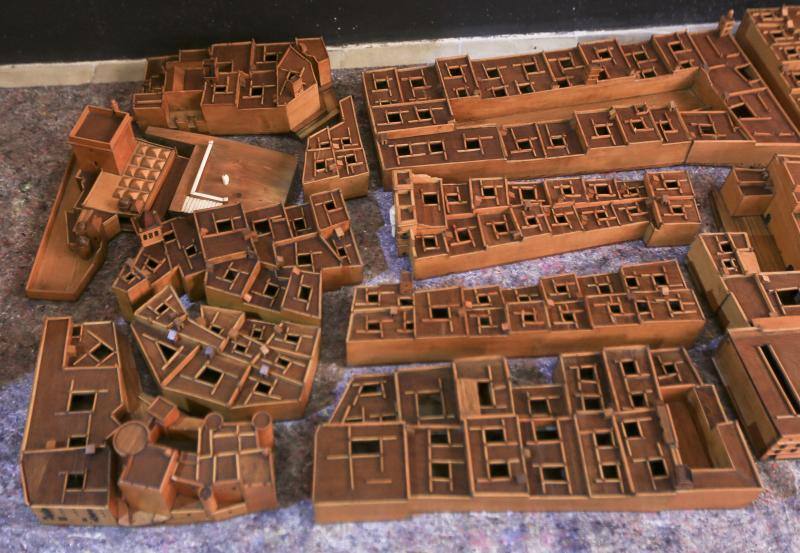 Fotos: Así está siendo la restauración de la Maqueta de Cádiz