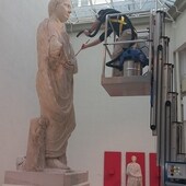 Trajano regresa a su sala en el Museo de Cádiz