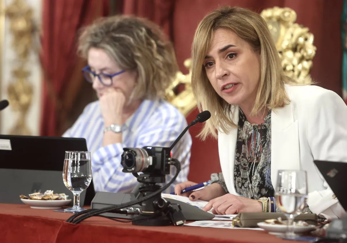 La presidenta de la Diputación Almudena Martínez del Junco.