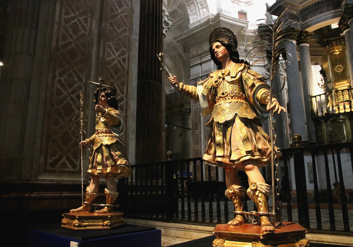 San Servando y San Germán, patronos de Cádiz de la Roldana