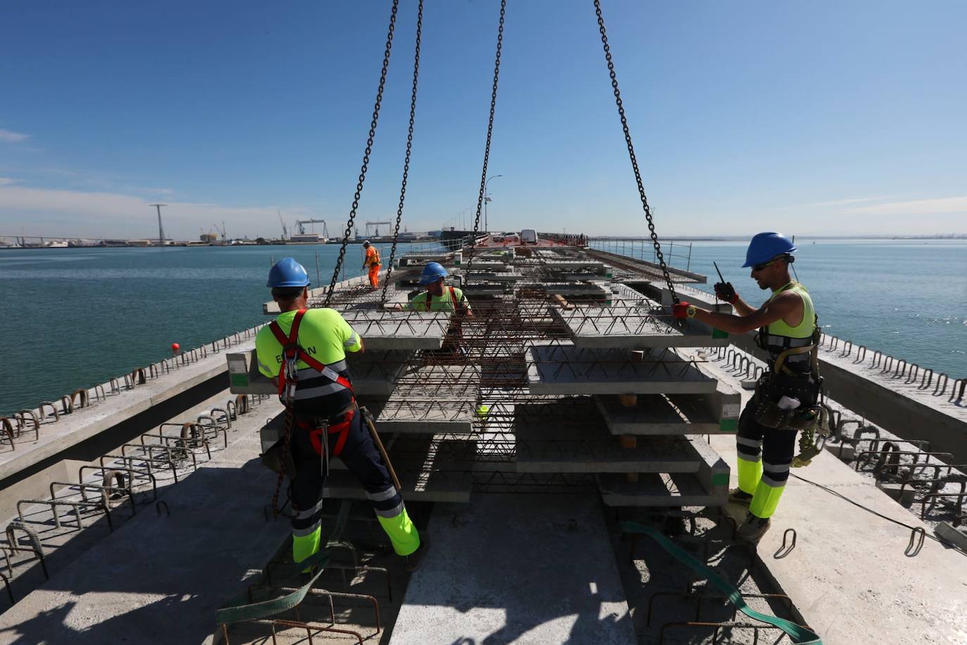 Evolución de la obra del puente Carranza