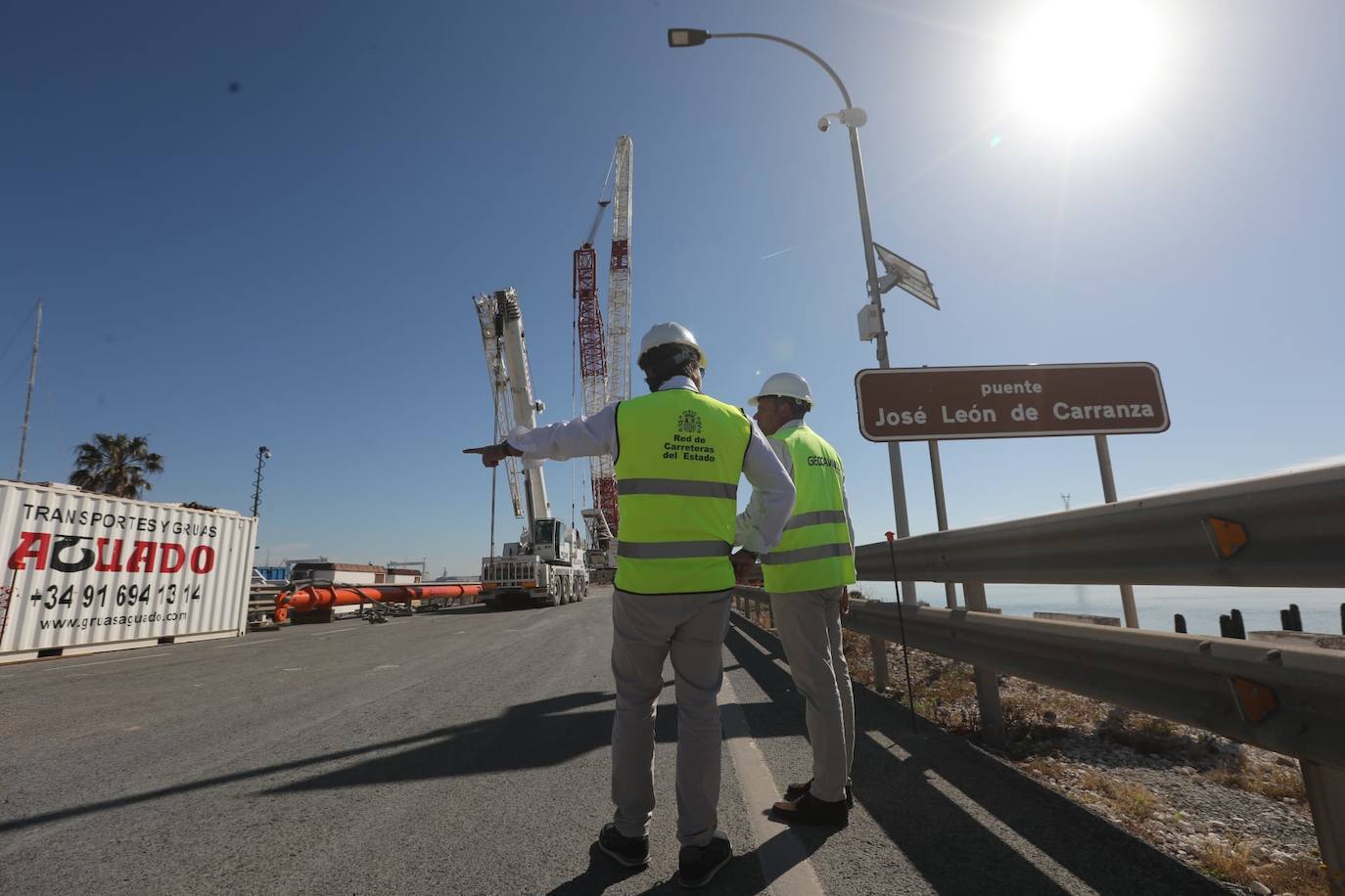 Evolución de la obra del puente Carranza