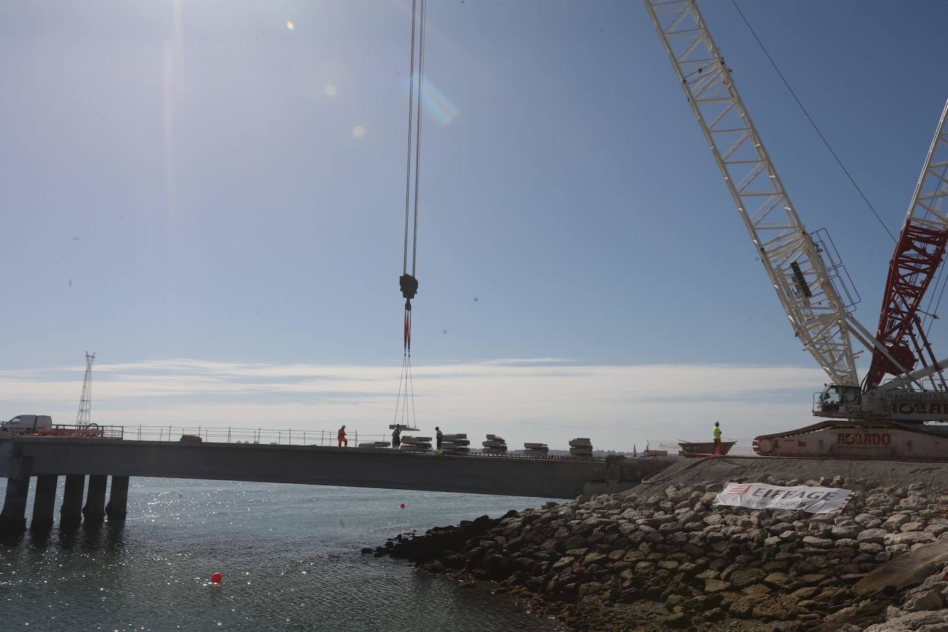 La evolución del Puente Carranza de Cádiz tras las obras, en fotos