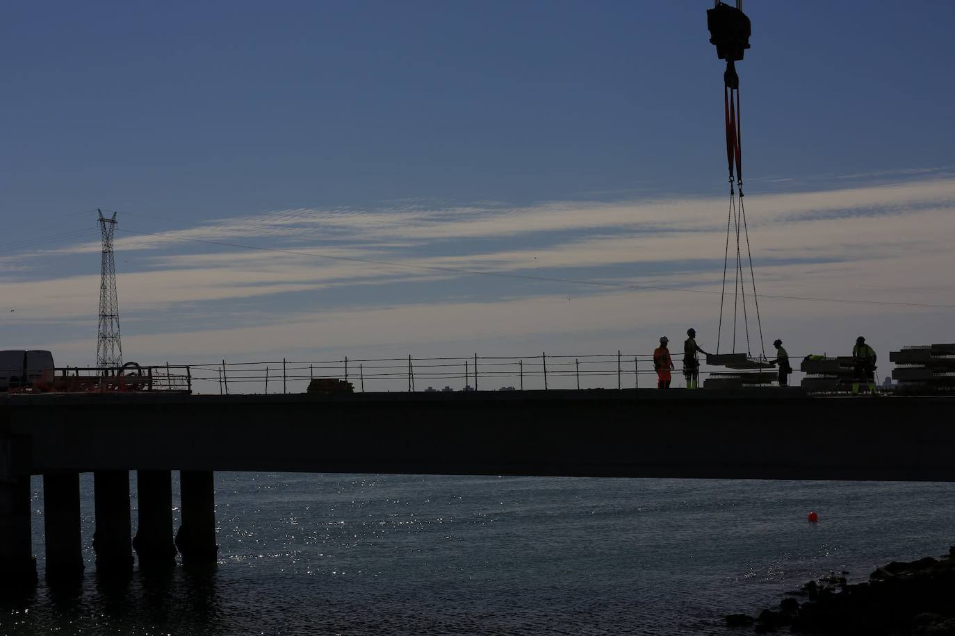 Evolución de la obra del puente Carranza