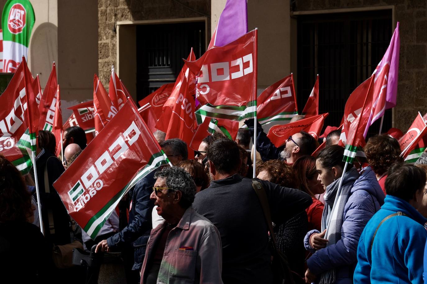 Fotos: Manifestación del 1 de mayo en Cádiz