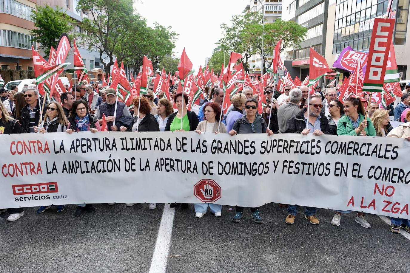 Fotos: Manifestación del 1 de mayo en Cádiz