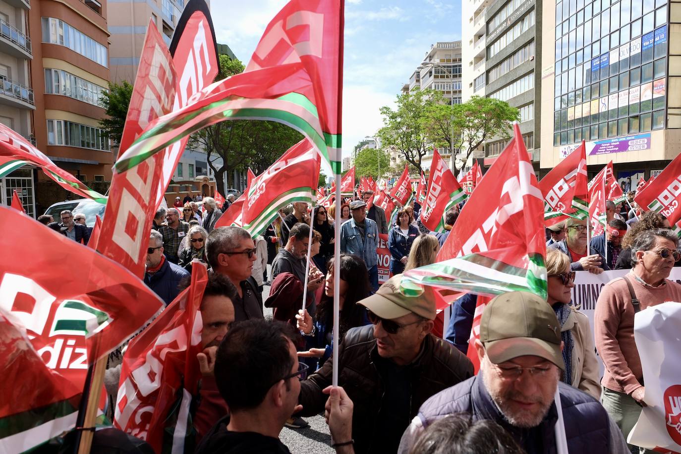 Fotos: Manifestación del 1 de mayo en Cádiz