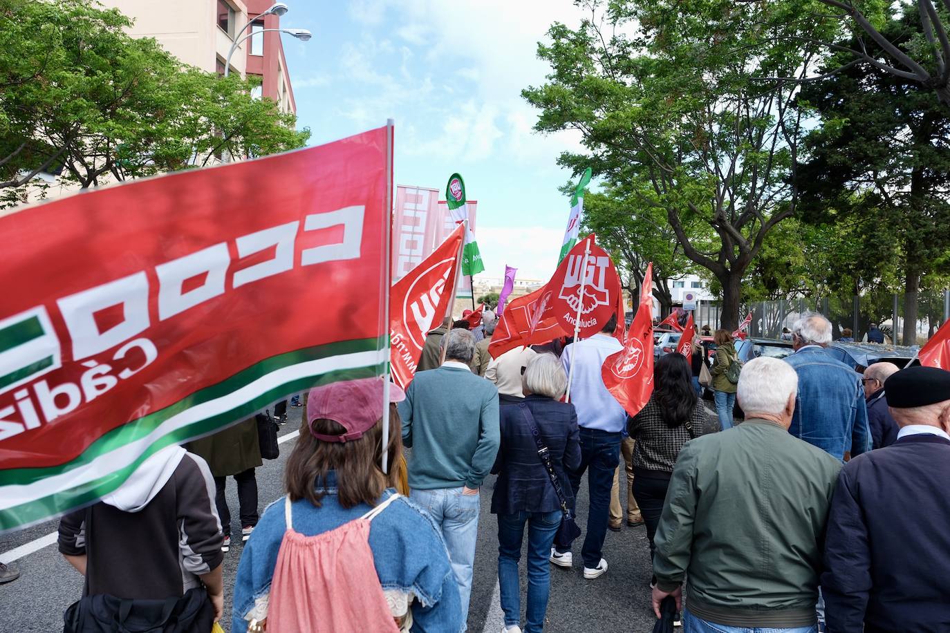 Fotos: Manifestación del 1 de mayo en Cádiz