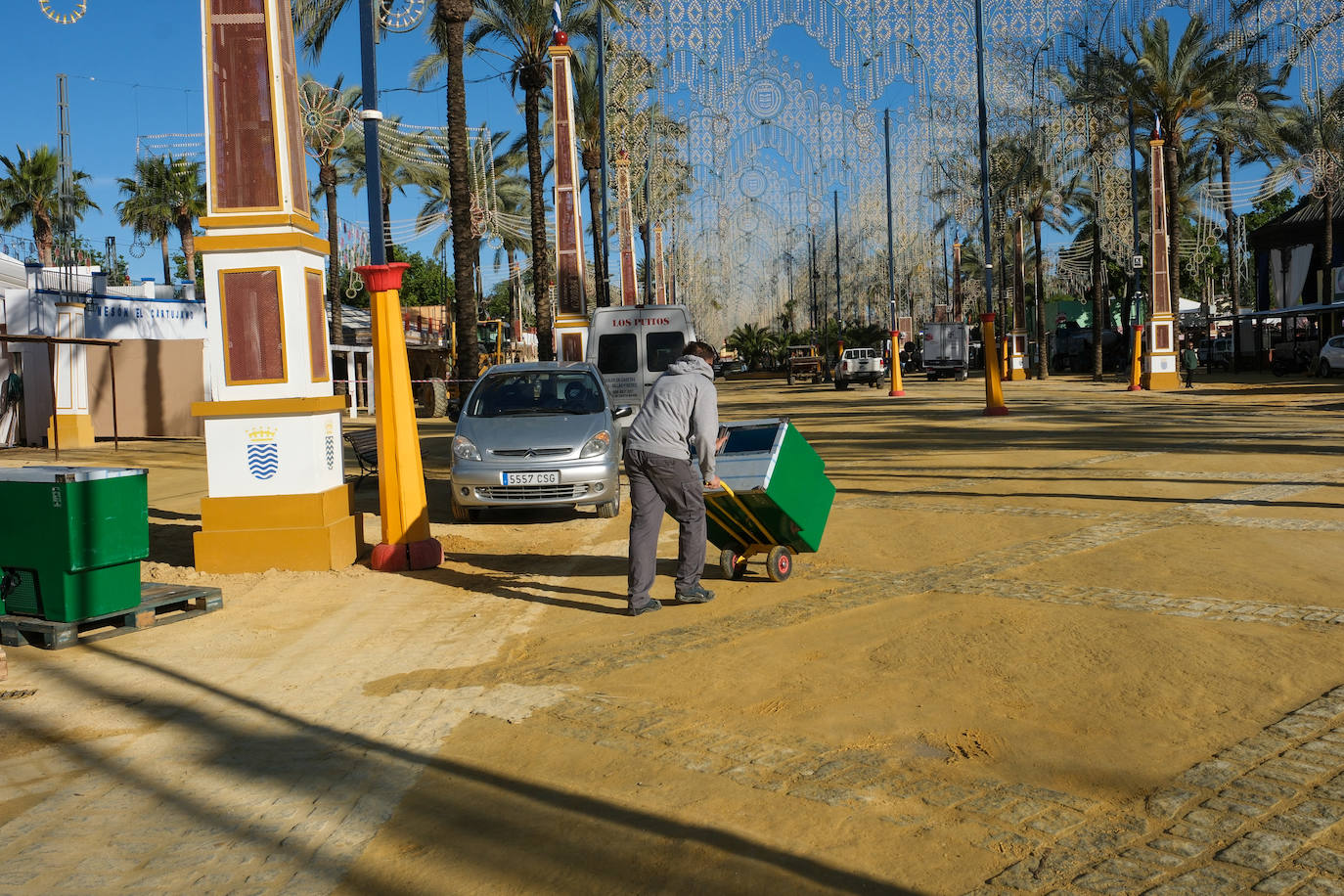 Fotos: Jerez ya se prepara para la Feria del Caballo