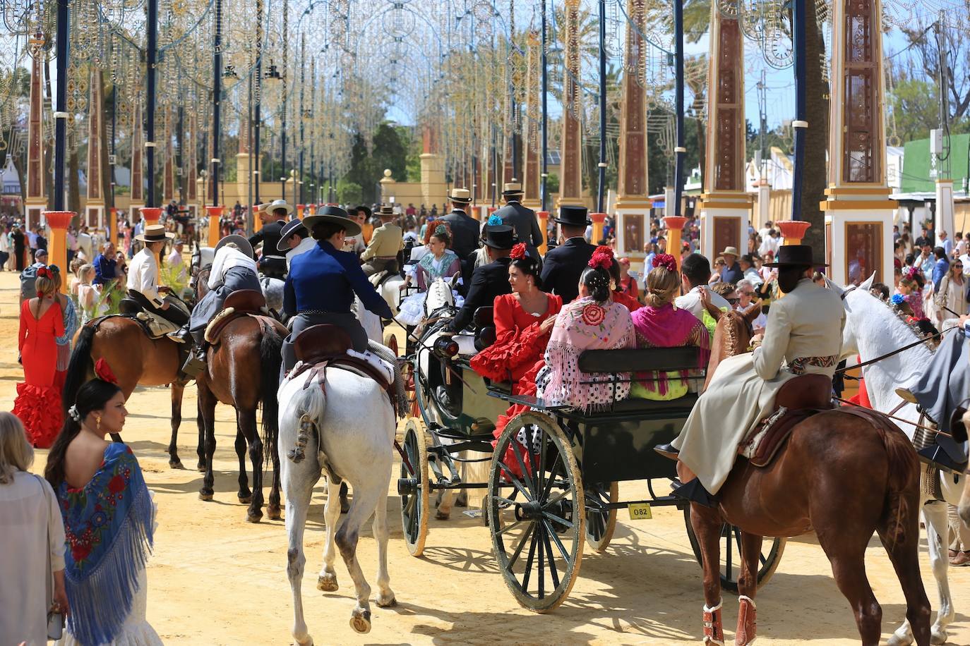 Fotos: Gran domingo de Feria en Jerez