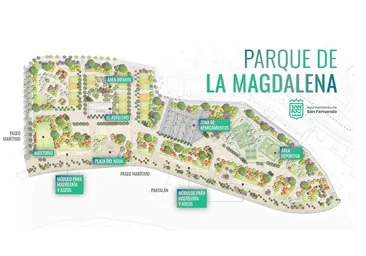 San Fernando retomará las obras del parque de la Magdalena
