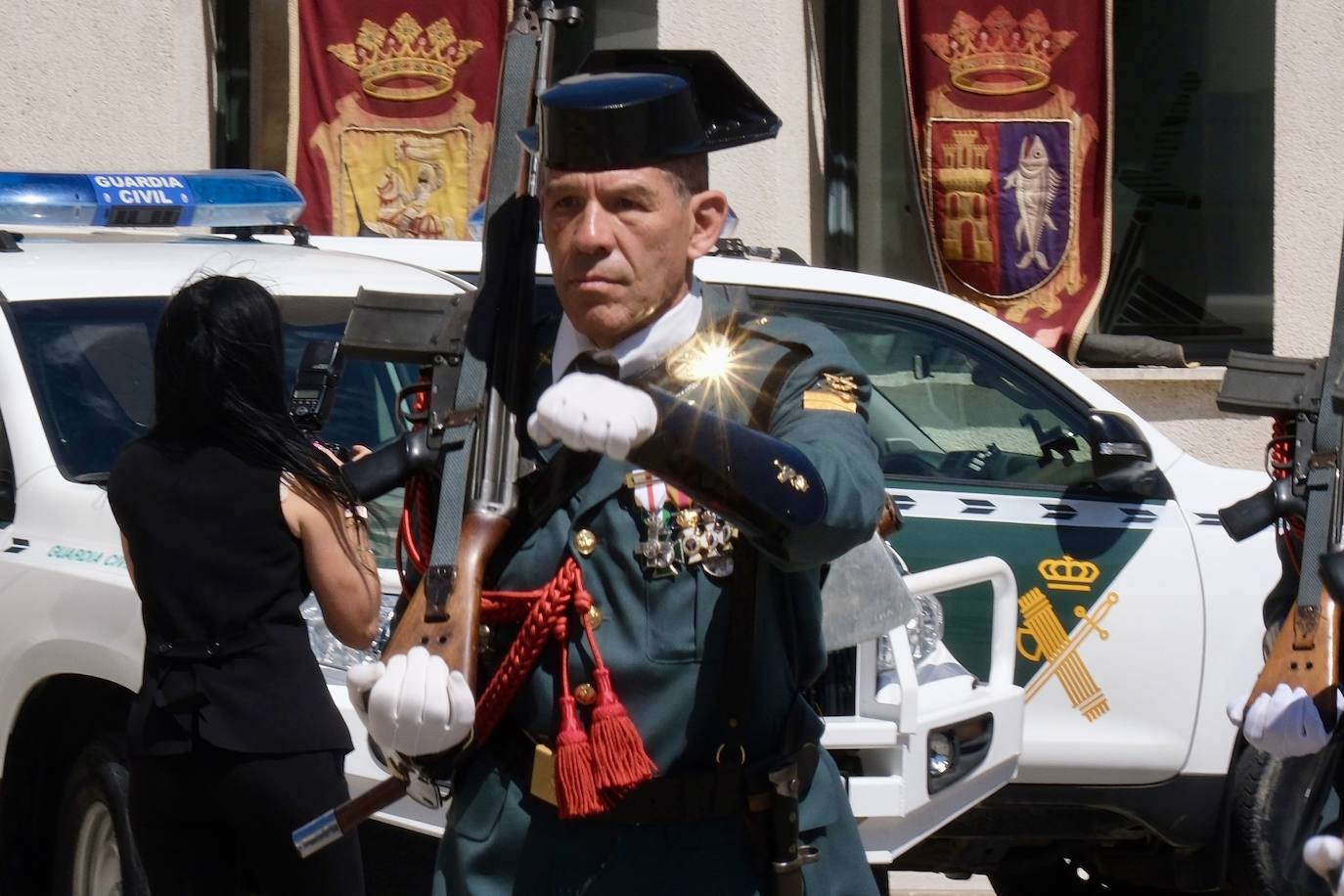 Fotos: Así ha sido la toma de posesión del nuevo jefe de la Comandancia, el coronel Luis Martín Velasco