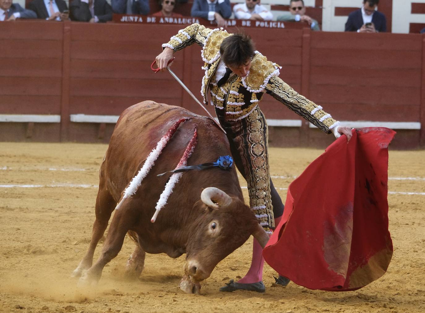 Fotos: Alejandro Talavante, Roca Rey y Pablo Aguado en la Feria de Jerez