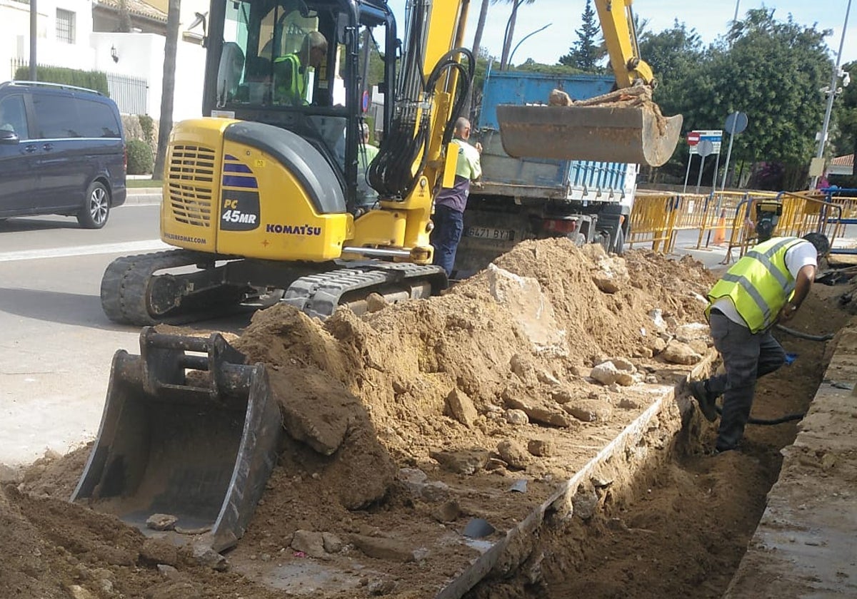 Obras en Vistahermosa