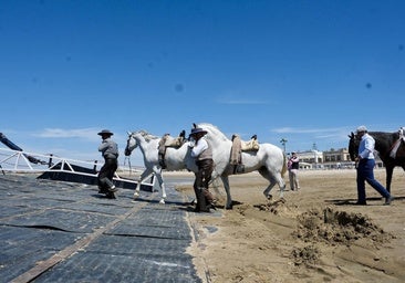 Así ha sido la llegada de las hermandades del Rocío de Cádiz a Bajo de Guía