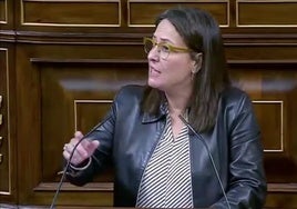 Esther Gil tira de romancero en el Congreso para contestar a Vox: «Qué chungo, Santiago»