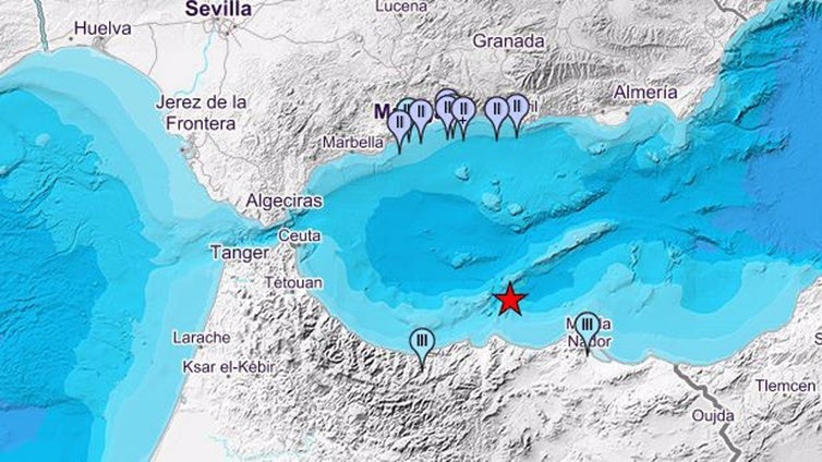 Un terremoto de magnitud 4,2 sacude la costa andaluza muy cerca de Cádiz