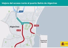 Aprobado provisionalmente por 18 millones el proyecto de mejora del acceso norte al Puerto de Algeciras