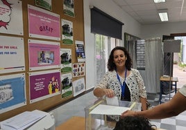 Chiclana ejerce su derecho al voto