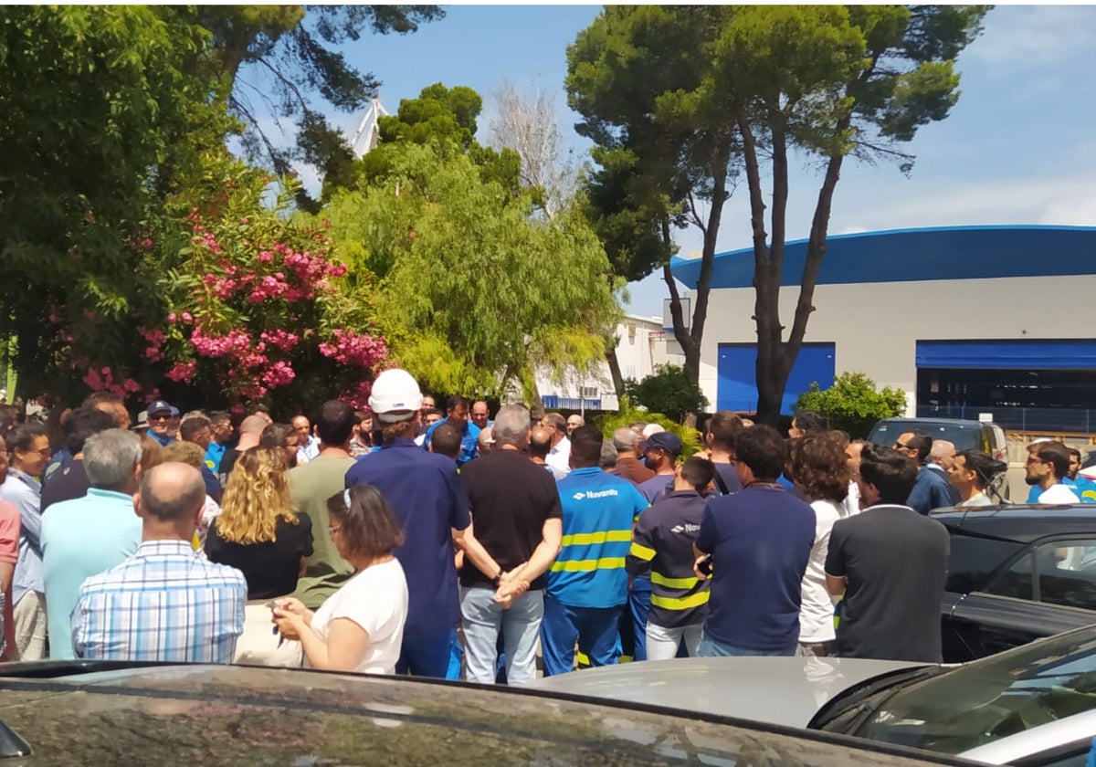 Asamblea de trabajadores este martes en el astillero isleño