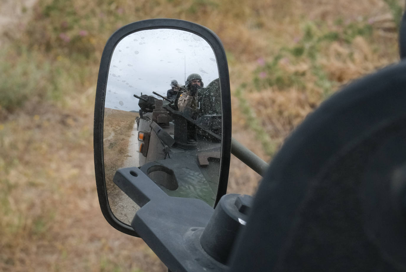 Fotos: Adiestramiento en El Retín para defender la frontera de Rumanía y Ucrania