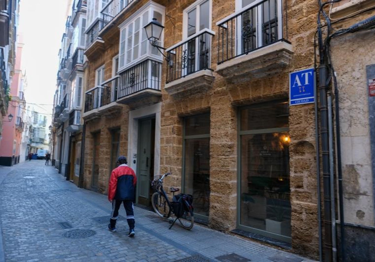 Finca de apartamentos turísticos en el casco histórico de Cádiz.