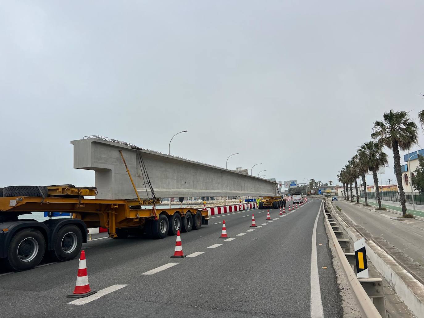 La evolución del Puente Carranza de Cádiz tras las obras, en fotos