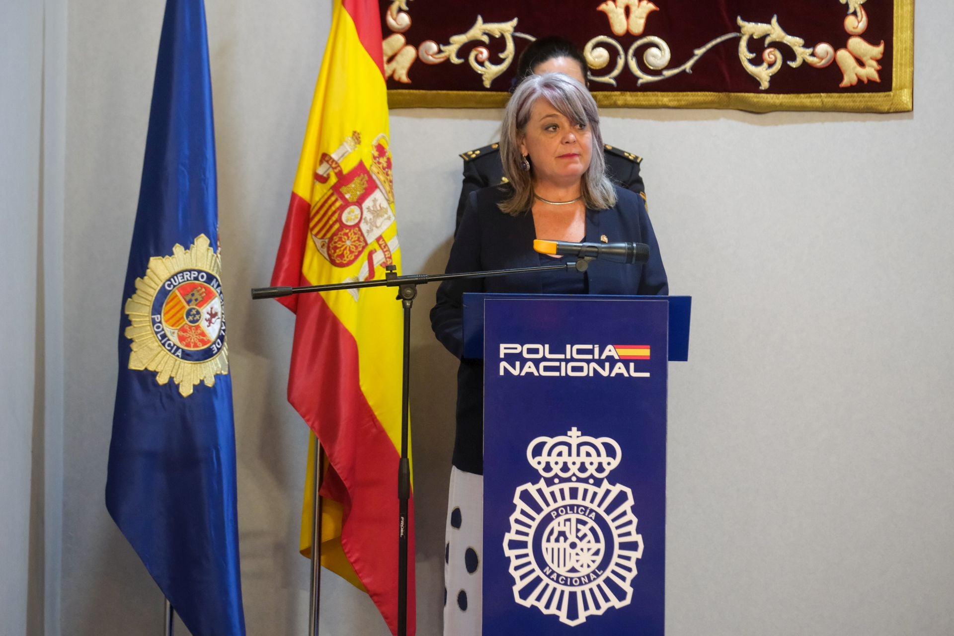 Fotos: acto en conmemoración del Día de las víctimas del terrorismo en la Policía Nacional