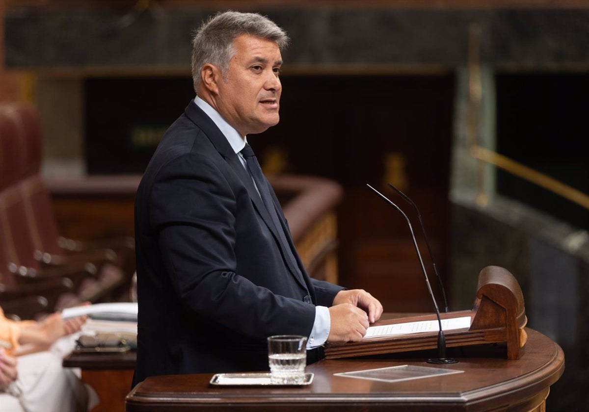 El diputado Ignacio Romaní en un Pleno en el Congreso