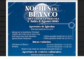 Noche en Blanco de Chiclana: consulta la programación con visitas guiadas y música en directo