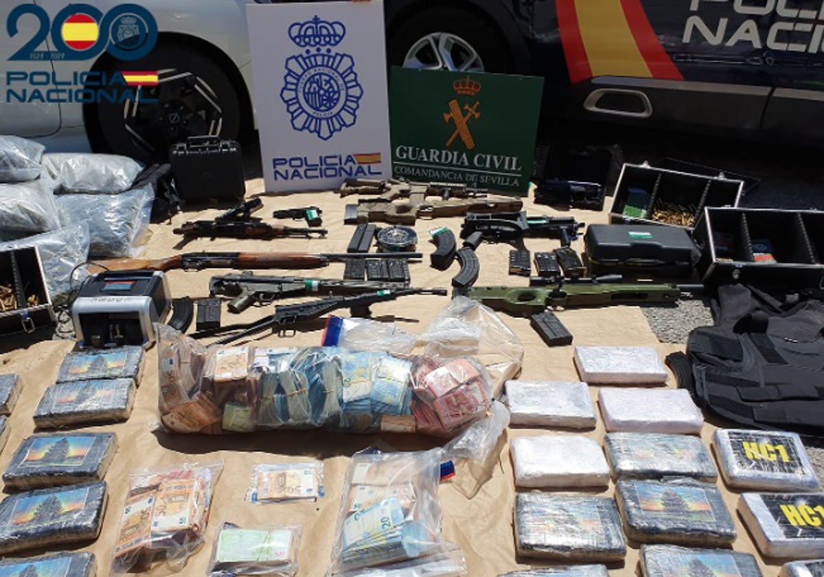 Cae una red de narcotráfico con 22 detenidos, medio millón de euros intervenidos y ramificaciones en Cádiz