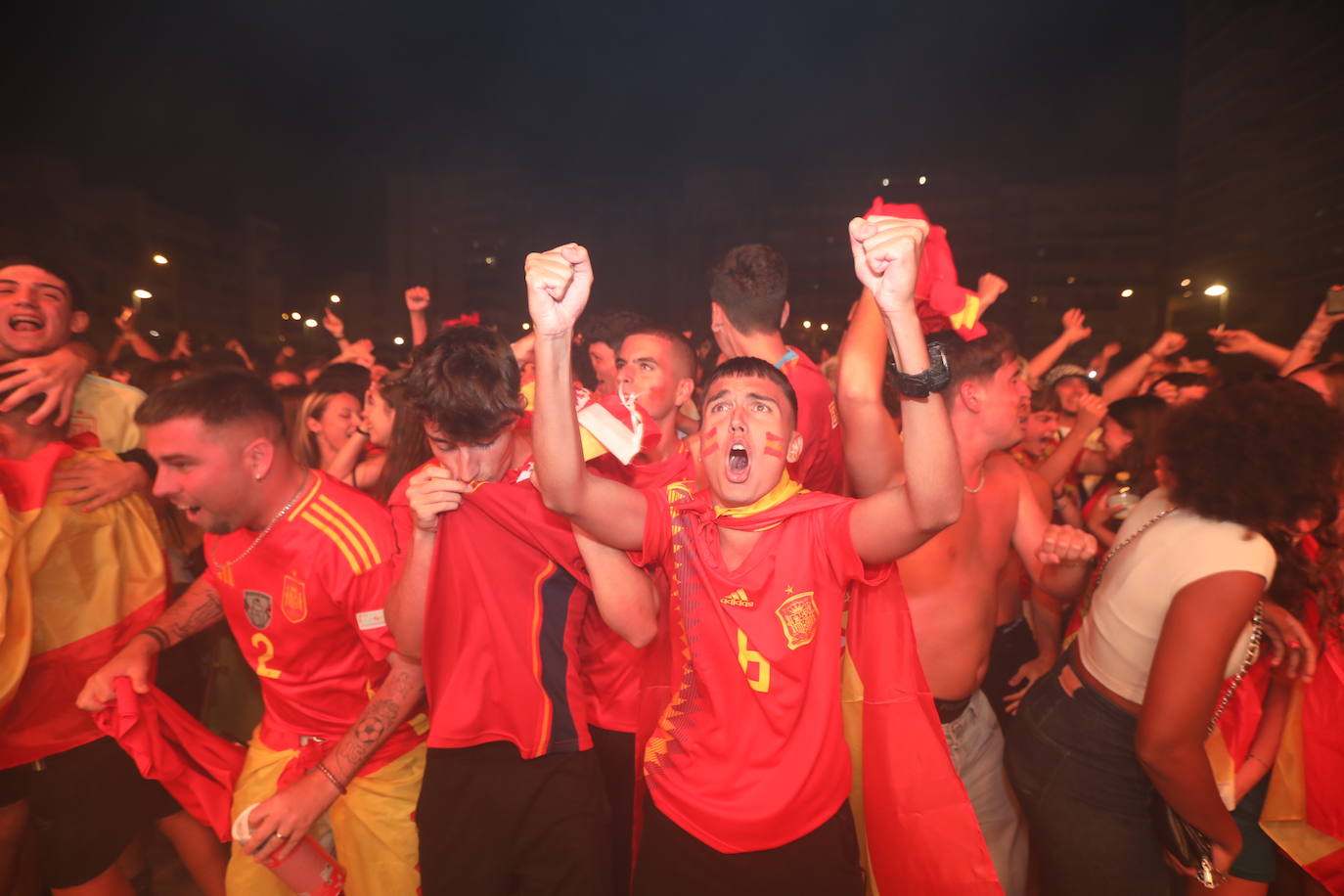 Fotos: Cádiz y La Roja, un solo corazón en la final de la Eurocopa 2024