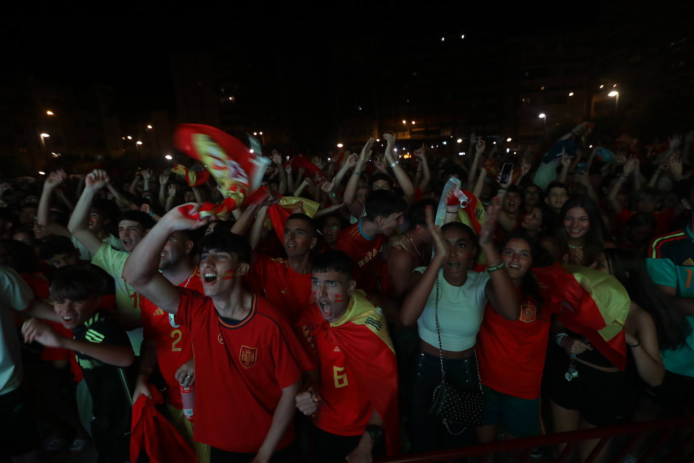 Fotos: Cádiz y La Roja, un solo corazón en la final de la Eurocopa 2024