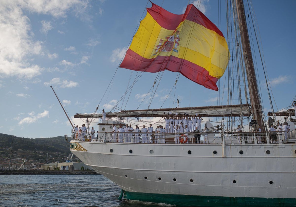 El Juan Sebastián de Elcano vuelve a casa tras seis meses de travesía este domingo