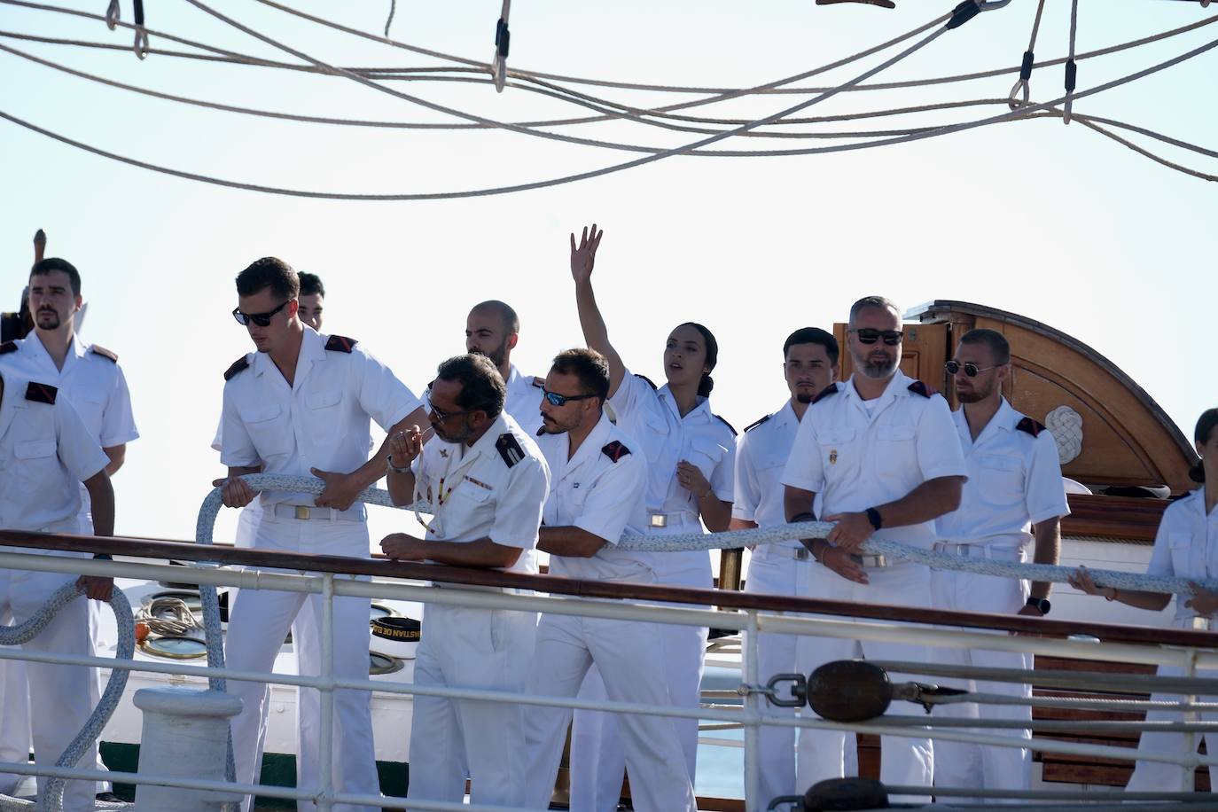 Fotos: Así ha sido la llegada de Elcano a Cádiz