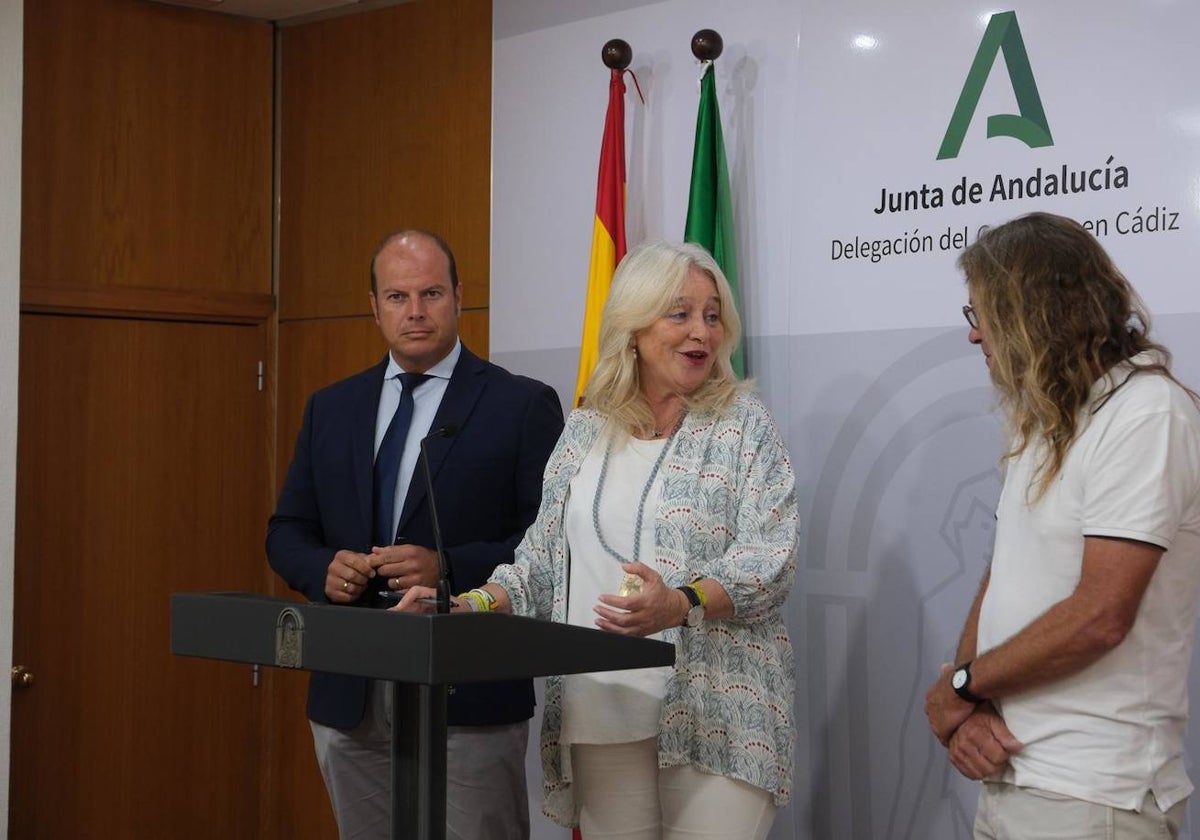 Óscar Curtido, Mercedes Colombo y Rafa Martín