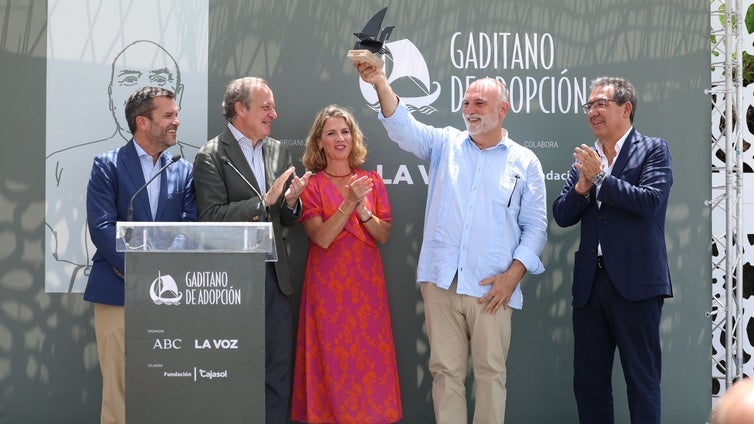 José Andrés, Premio Gaditano de Adopción 2024: «Como en Cádiz no se come en ningún sitio»