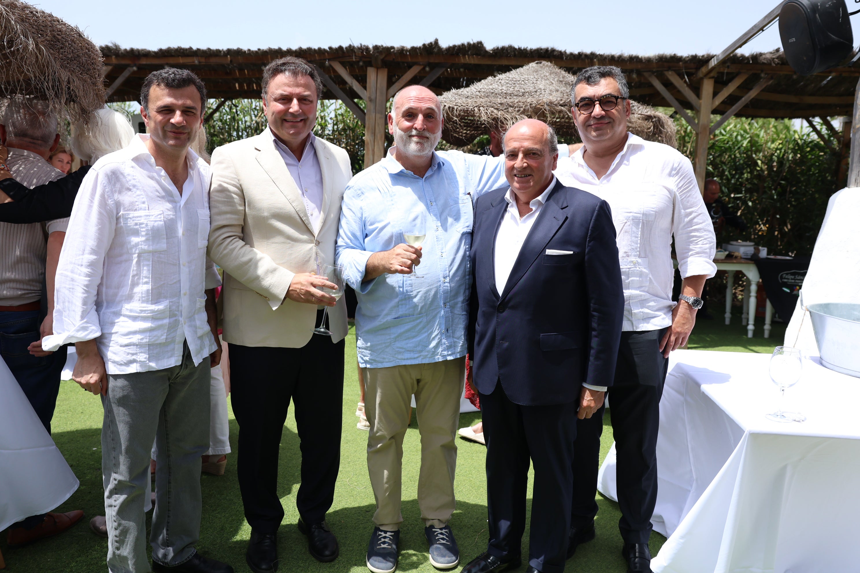 Bruno García, Miguel Ángel Jurado, José Andrés, Luis Miguel Martin y Joaquín Alfonso