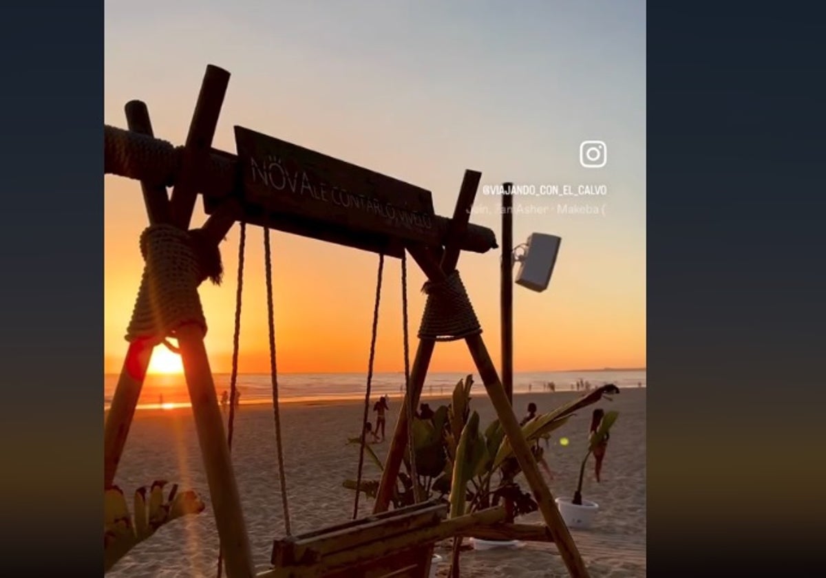 El columpio desde el que puedes ver uno de los atardeceres más bonitos de la costa de Cádiz: ¿Dónde se encuentra?