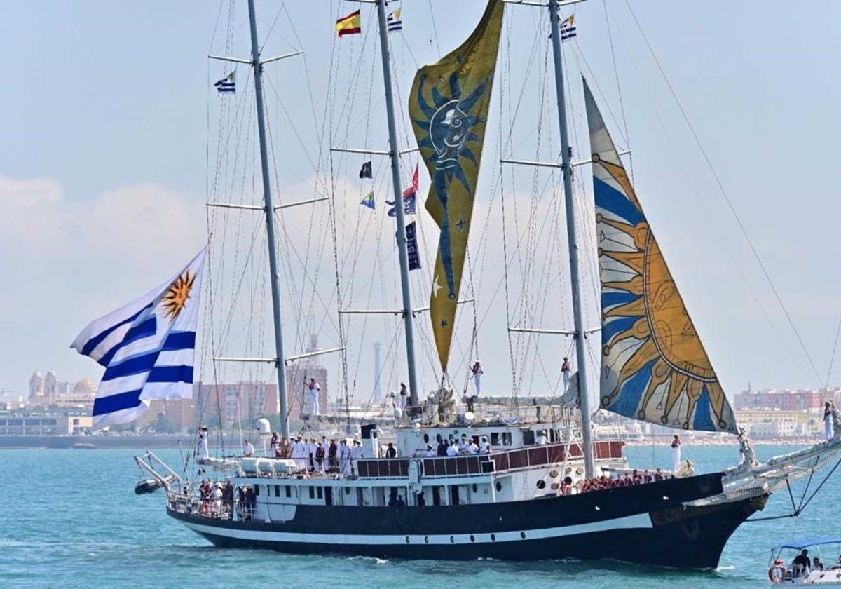 'Capitán Miranda', buque escuela de la Armada de Uruguay.