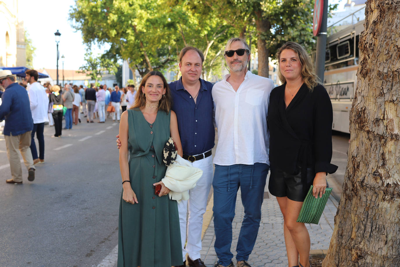 María Masaveu, Leandro Domecq, Andrés Cobarrubias e Inés Monfort.