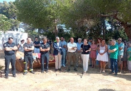 Puerto Real rinde homenaje en el aniversario de incendio de Las Canteras